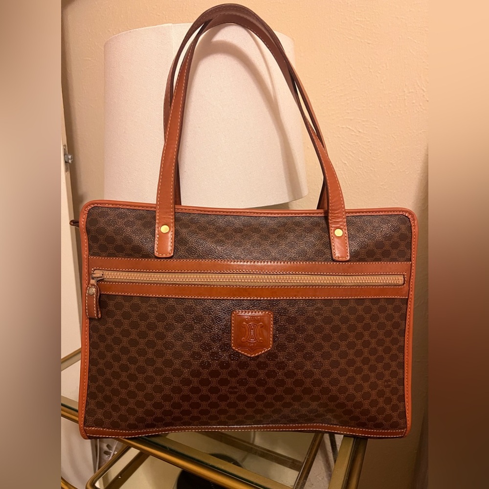 Vintage Celine PVC tote bag